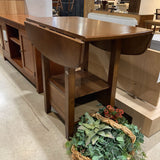 Drop Leaf Table w/ Open Shelving FURNITURE 40w40d36h