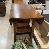 Drop Leaf Table w/ Open Shelving FURNITURE 40w40d36h