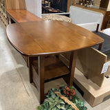 Drop Leaf Table w/ Open Shelving FURNITURE 40w40d36h