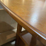 Drop Leaf Table w/ Open Shelving FURNITURE 40w40d36h