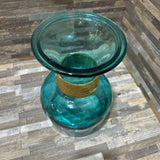 Vidrios San Miguel Aqua Blue Recycled Glass Vase ACCESSORIES 5d8h