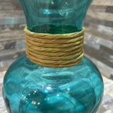 Vidrios San Miguel Aqua Blue Recycled Glass Vase ACCESSORIES 5d8h