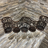 Wavy Scroll 5-Candle Holder ACCESSORIES 17Wx3Dx6H