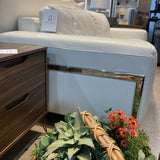 Cort Furniture Fregene Leather SOFA White 88w38d32h