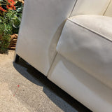 Cort Furniture Fregene Leather SOFA White 88w38d32h