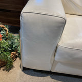 Cort Furniture Fregene Leather SOFA White 88w38d32h