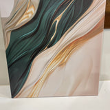 Abstract Modern Flow Print on Canvas ART WORK 15.5Wx22H