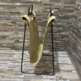 Hanging Burlap Magazine Rack ACCESSORIES 12w8d19h