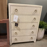 Bar Harbor Raffia 5-Drawer DRESSERS/CHESTS 32w16d45h