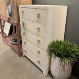 Bar Harbor Raffia 5-Drawer DRESSERS/CHESTS 32w16d45h