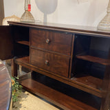 Gloryhouse Co. Solid Wood 2-Drawer w/ Open Shelf BUFFET/SIDEBOARD 52w17.5d36h