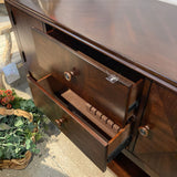 Gloryhouse Co. Solid Wood 2-Drawer w/ Open Shelf BUFFET/SIDEBOARD 52w17.5d36h