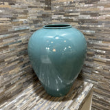 Large Ceramic Planter/Vase ACCESSORIES Blue 14d20h