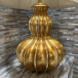 Amrita Antiqued Ceramic TABLE LAMP 20d30h