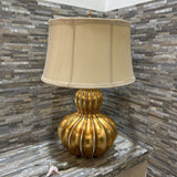 Amrita Antiqued Ceramic TABLE LAMP 20d30h