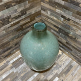 Crate & Barrel Blown Art Glass Vase ACCESSORIES Light Blue 6d11h