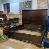 Stanley Furniture Transitional Portfolio King Panel Bed BEDS Polished Sable 84w88d68h