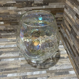 Iridescent Footed Glass Vase ACCESSORIES 6d10h