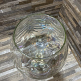 Iridescent Footed Glass Vase ACCESSORIES 6d10h