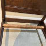 French Country Mahogany Twin Bed On Casters BEDS 41w80d49h