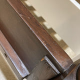 French Country Mahogany Twin Bed On Casters BEDS 41w80d49h