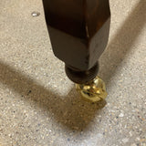 French Country Mahogany Twin Bed On Casters BEDS 41w80d49h