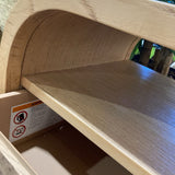 Casterly Crescent 2-Drawer NIGHTSTAND 28w18d30h