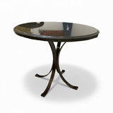 Metal Base Tulip w/ Granite Top DINING TABLE 36Wx30.5H