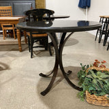 Metal Base Tulip w/ Granite Top DINING TABLE 36Wx30.5H