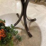 Metal Base Tulip w/ Granite Top DINING TABLE 36Wx30.5H