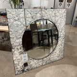 Distressed Ceiling Tin Metal Frame MIRRORS 47Wx47H