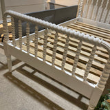 Crate & Barrel Jenny Lind Wood Spindle Kids Twin Bed BEDS White 41w79d42.5h