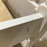 Crate & Barrel Jenny Lind Wood Spindle Kids Twin Bed BEDS White 41w79d42.5h