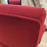 Crate & Barrel Upholstered Performance Fabric Side Chair CHAIR Red 21w21d34h