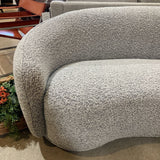 Foyzul Rolled Arm Boucle SOFA Gray 89.5w38d28h