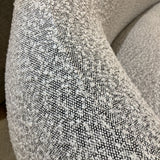 Foyzul Rolled Arm Boucle SOFA Gray 89.5w38d28h