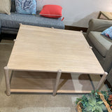 Dowel Furniture Loma Cerused Oak COFFEE/COCKTAIL TABLE 48w48d16h