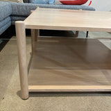 Dowel Furniture Loma Cerused Oak COFFEE/COCKTAIL TABLE 48w48d16h