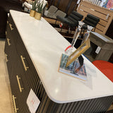 Acme Clayten Marble Top 6-Drawer DRESSERS/CHESTS 71w22d35h