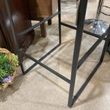 Howard Elliott Collection Woven Leather Bar Height BAR/COUNTER STOOL 18w18d40h