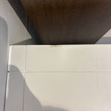 Lark 2-Drawer NIGHTSTAND White/Gold 28w17d26h