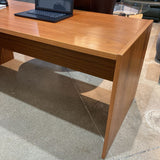 Wood Waterfall Desk DESKS Warm Oak 65w30d30h