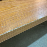 Wood Waterfall Desk DESKS Warm Oak 65w30d30h