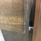 Rustic Modern Kraus Table END/SIDE TABLE Brown/Black 25w23.5d25h