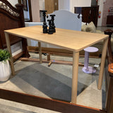 Hem Log Table Pro Stand Up DINING TABLE Oak 71w35.5d41h