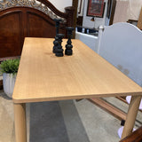 Hem Log Table Pro Stand Up DINING TABLE Oak 71w35.5d41h