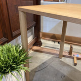 Hem Log Table Pro Stand Up DINING TABLE Oak 71w35.5d41h