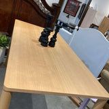 Hem Log Table Pro Stand Up DINING TABLE Oak 71w35.5d41h