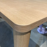 Hem Log Table Pro Stand Up DINING TABLE Oak 71w35.5d41h