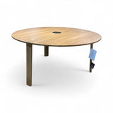 Hem Alle Round Media Table FURNITURE Oak 59.5d28.5h